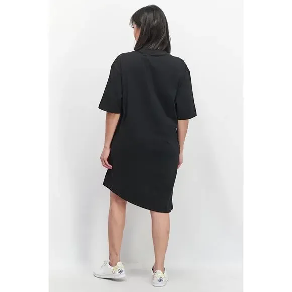 Adidas Black Asymmetrical Tee T-shirt Dress Sz S New Nwt - Picture 4 of 10